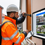 Citizens installing air quality monitors in their neighborhood, sharing data on an online platform, analyzing findings, and proposing solutions.