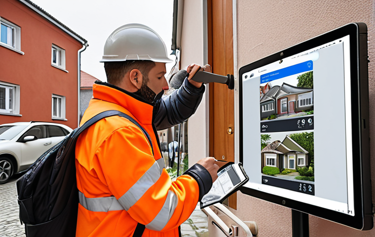 Citizens installing air quality monitors in their neighborhood, sharing data on an online platform, analyzing findings, and proposing solutions.